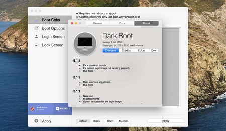 Dark Boot Mac