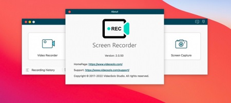 VideoSolo Screen Recorder Mac