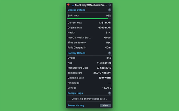 Battery Health 3 Mac