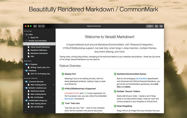 Versatil MarkDown Mac