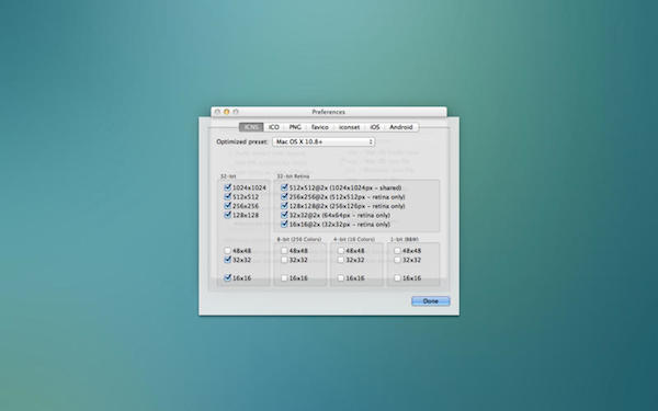 iConvert Icons MAC