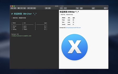 XWriter Mac