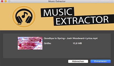MusicExtractor Mac截图