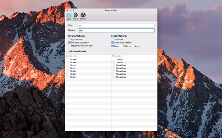 RenameFiles Mac