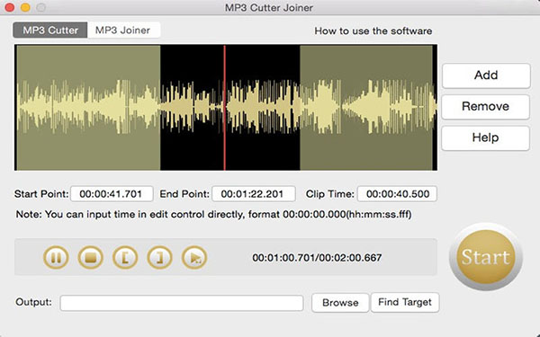 MP3 Cutter Joiner Mac截图
