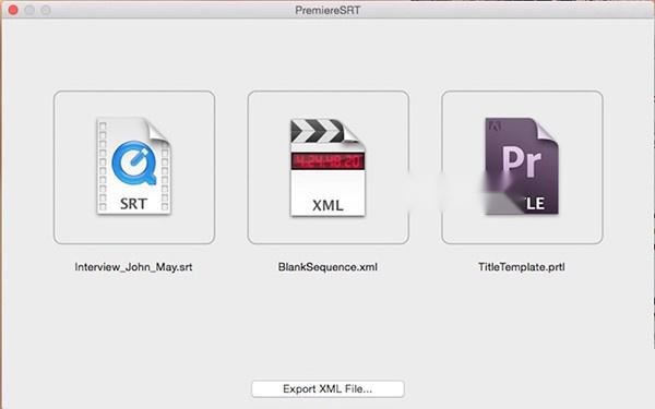 Premiere SRT Mac截图