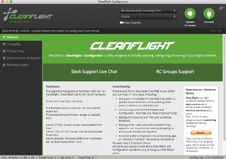 Cleanflight Configurator Mac