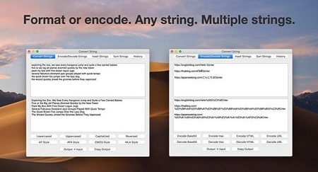 Convert String Mac