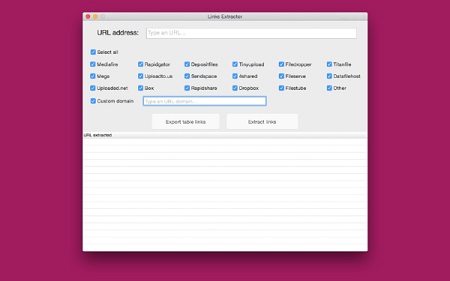 Links Extractor Mac