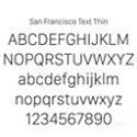 San Francisco字体Mac