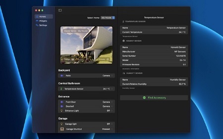 Smart Home Widgets Mac