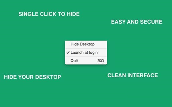 Hide Desktop Mac