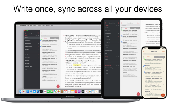 SpringNotes Mac