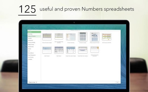 为专业Numbers模板for mac