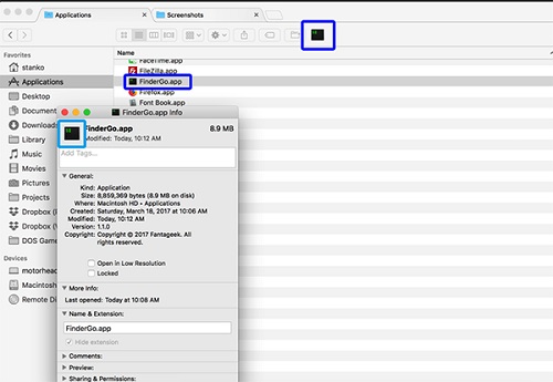 FinderGo Mac
