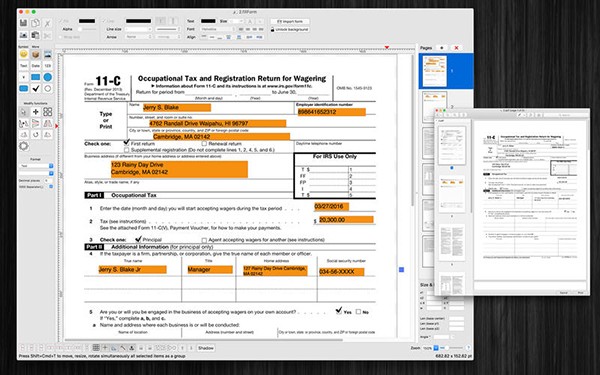 FillForm Mac