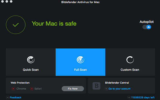 Bitdefender Antivirus Mac截图