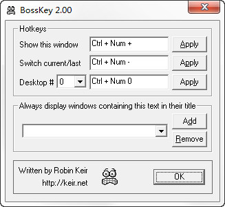 Bosskey(虚拟桌面)
