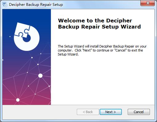 decipher backup repair free trial