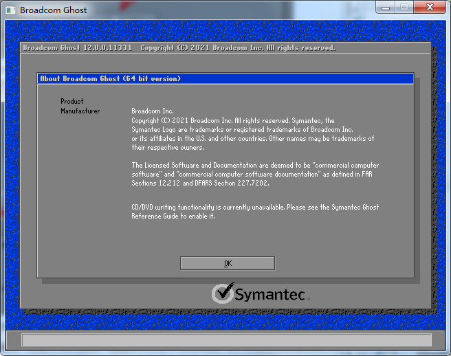 赛门铁克光盘引导恢复软件Symantec Ghost Boot CD