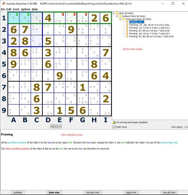 Sudoku Explainer