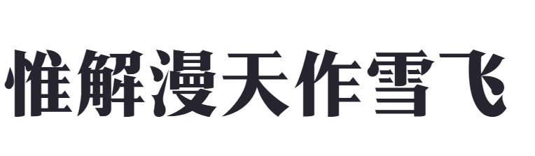 点字永胜粗宋