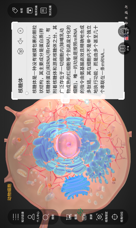 细胞生物学3D资源库系统