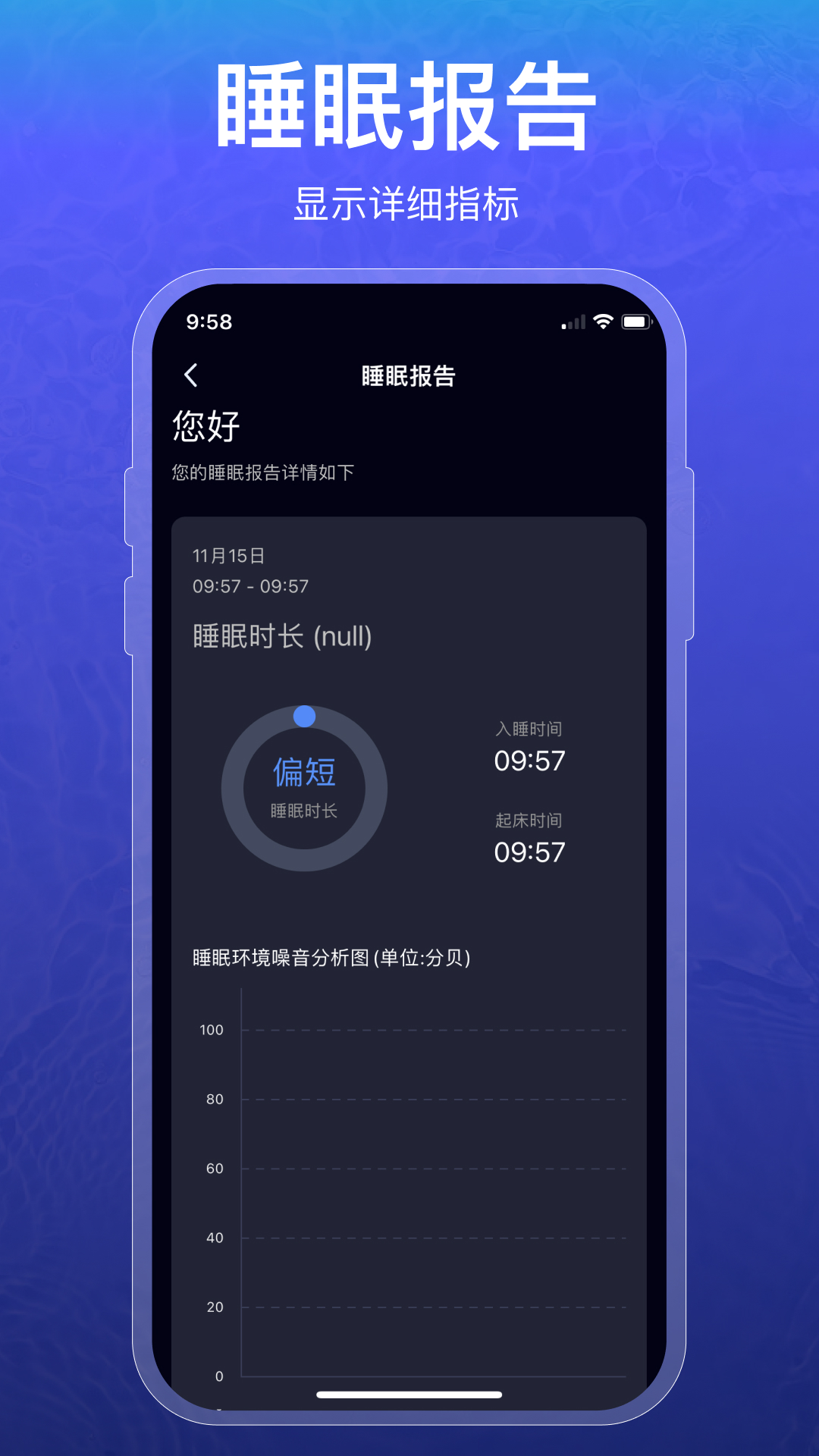 睡眠监测Tracker