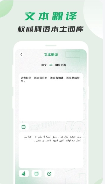 阿拉伯語翻譯截圖