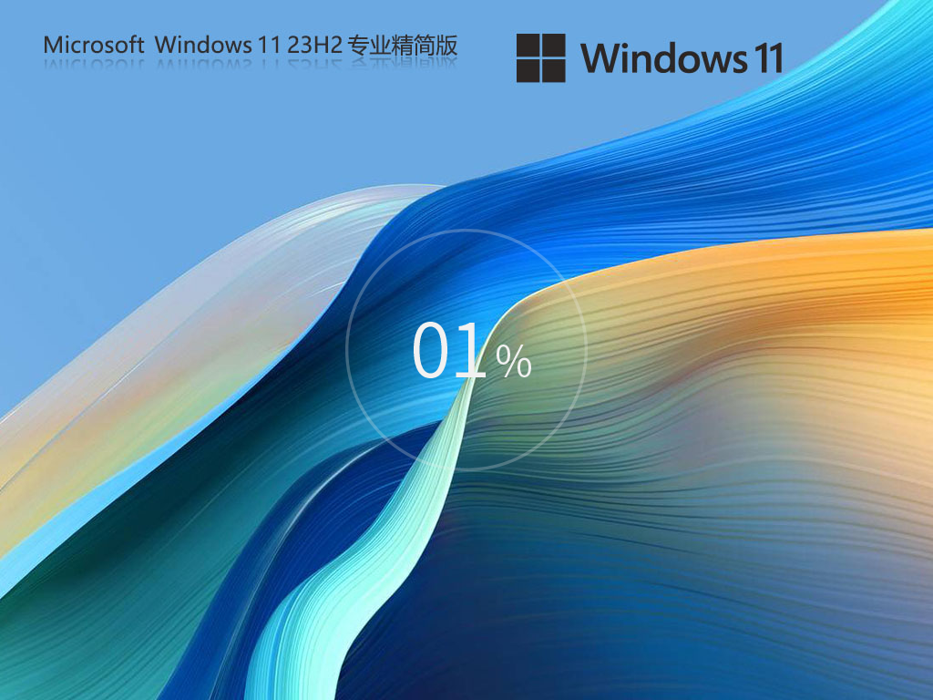 Win11 23H2 64位 专业精简版 免TPM版段首LOGO