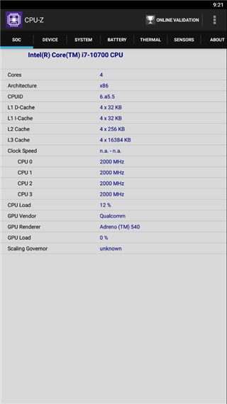 Cpu-Z截图