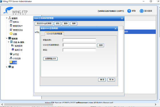 Wing FTP Server截图