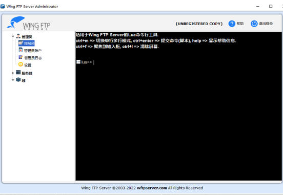 Wing FTP Server截图