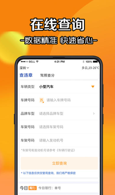 全国违章查询截图