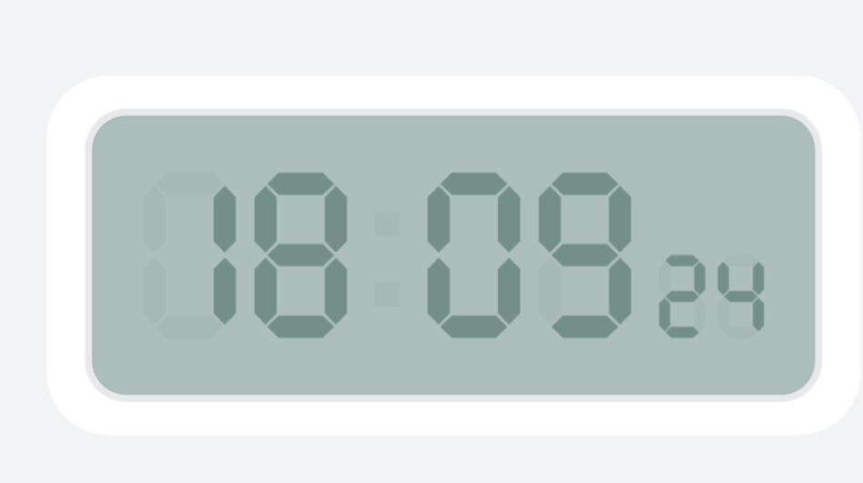 桌面數(shù)字時(shí)鐘截圖