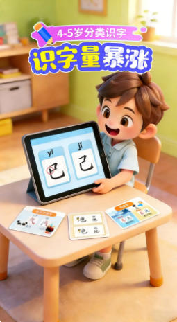 宝宝巴士汉字截图