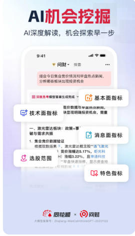 同花顺i问财截图