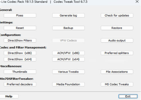 K-Lite Codec Pack官方最新版