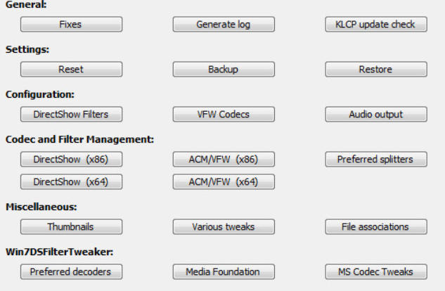 K-Lite Mega Codec Pack截图