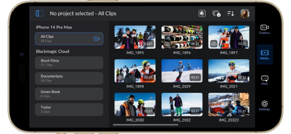 Blackmagic Camera截图