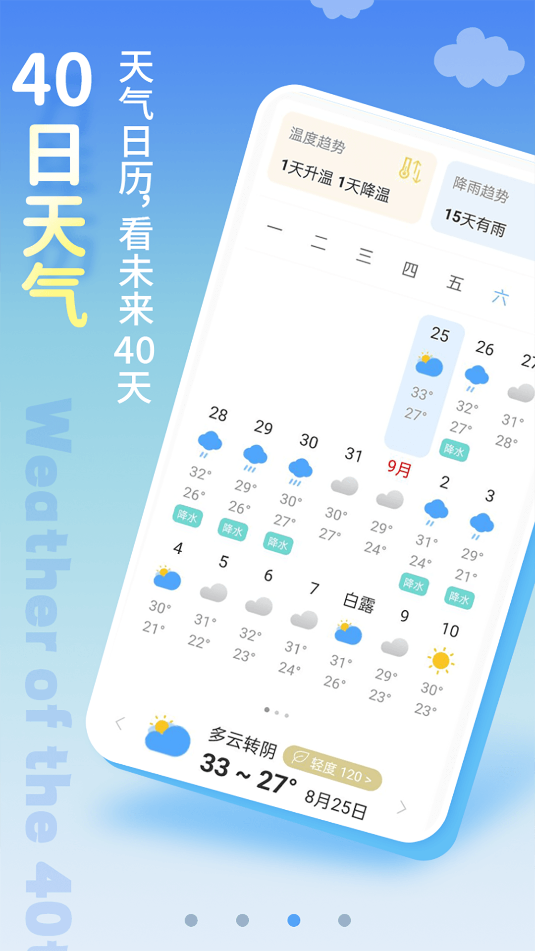 清新天气预报