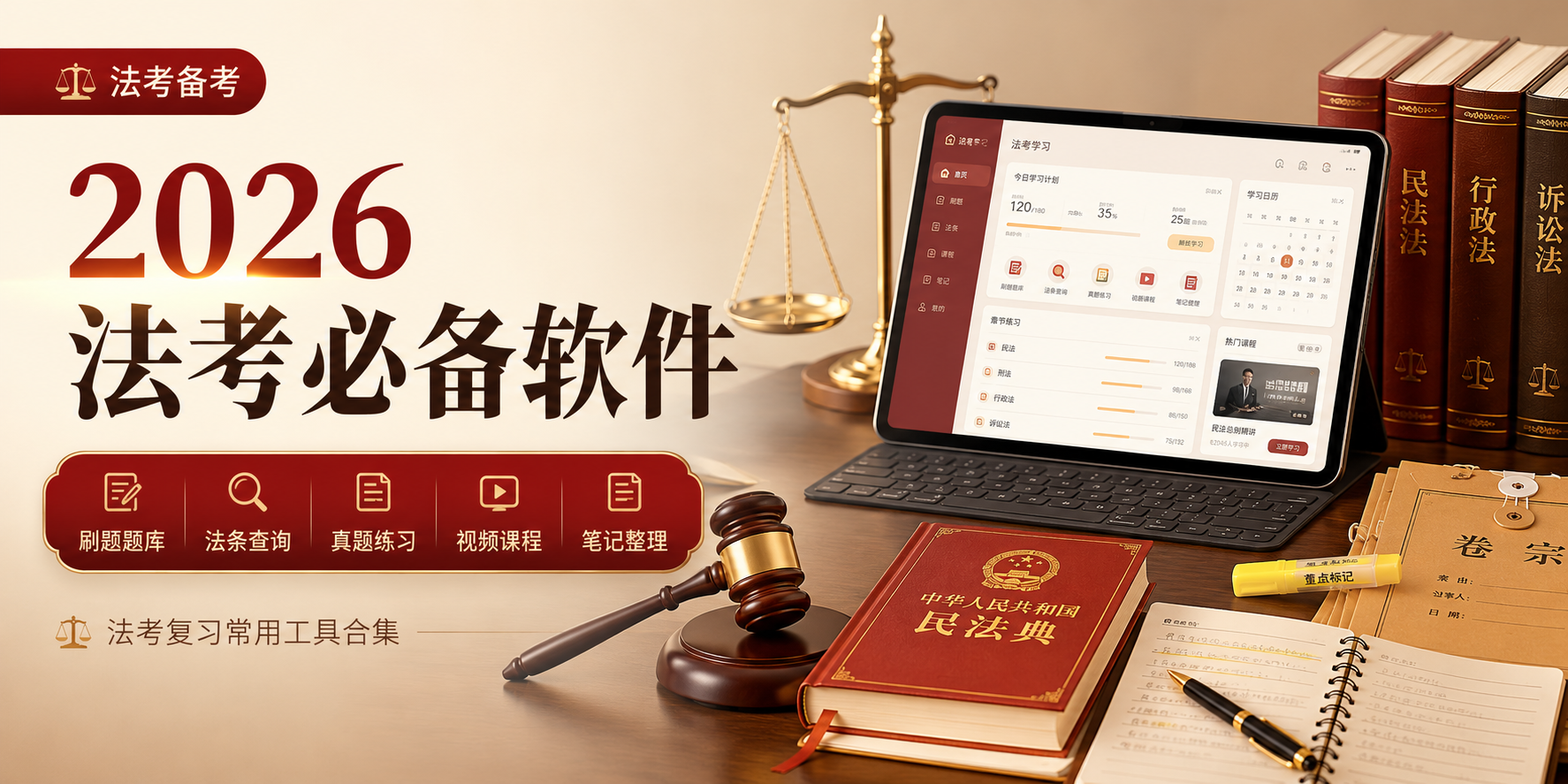 法考备考必备软件